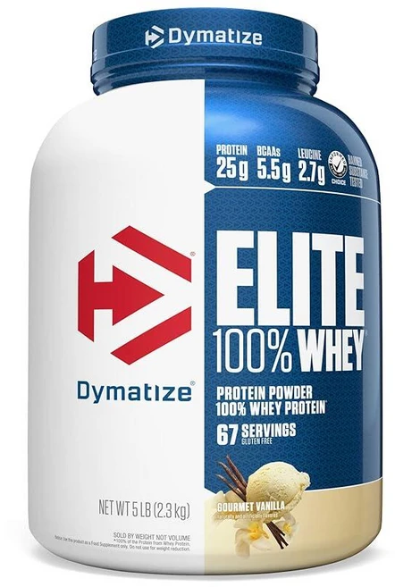 Dymatize 다이마타이즈 Elite 100프로 유청 단백질 파우더 192983, 5파운드 (1팩), 바닐라, 1개 - 쿠팡