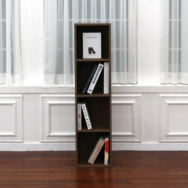 선진컴퍼니 루이스 책장 300, 엔틱, 4단