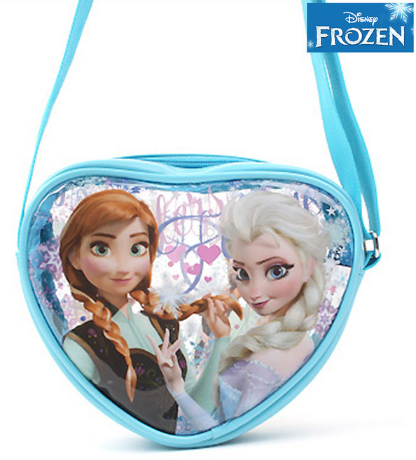 수영가방 겨울왕국 크로스끈 비치백 핸드폰가방 보조가방