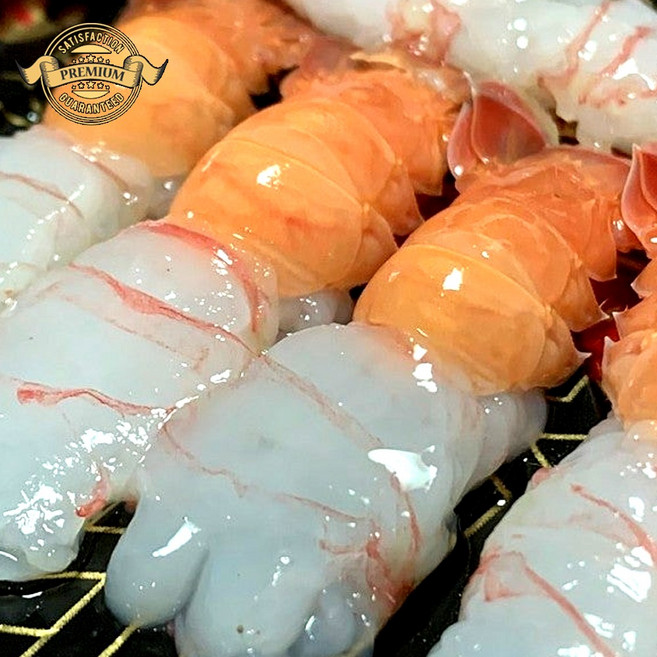 [재구매율이 높은 횟감용 딱새우] 국내산 여수 손질 딱새우회 횟감용, 1박스, 가정용 손질딱새우150g (20미내외)