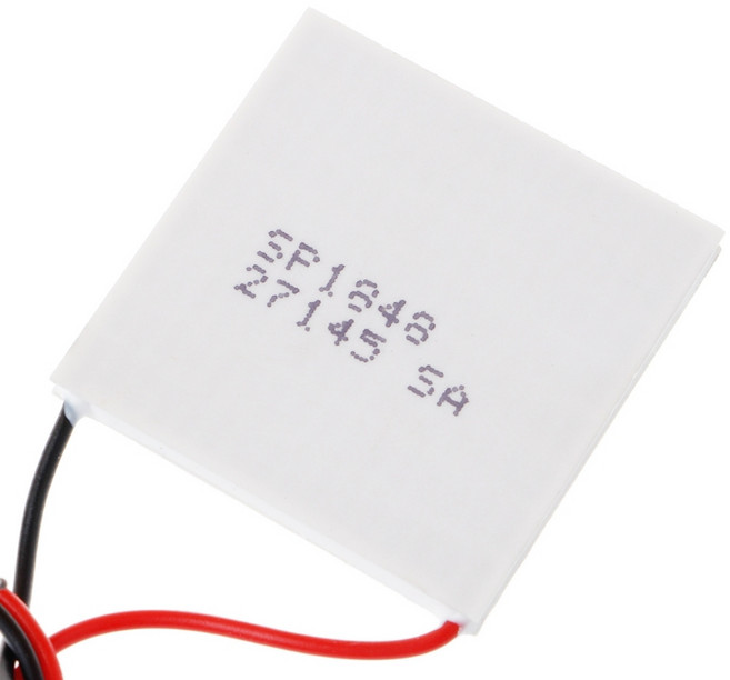열전소자 필테어 냉각 고온 열전 발전기 펠티에 TEG 모듈 40x40mm, [01] 옵션1, 1개, 01 White