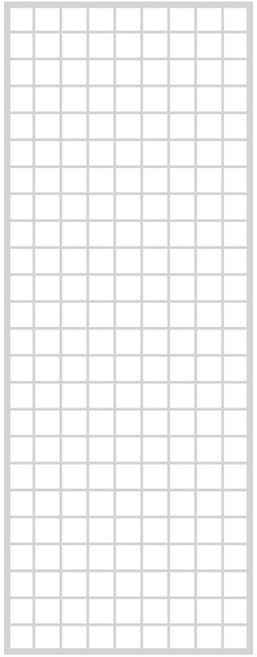 JNCP 휀스망 45 x 120 cm, 1개, 화이트