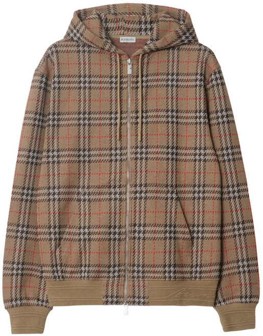 버버리 체크 후디