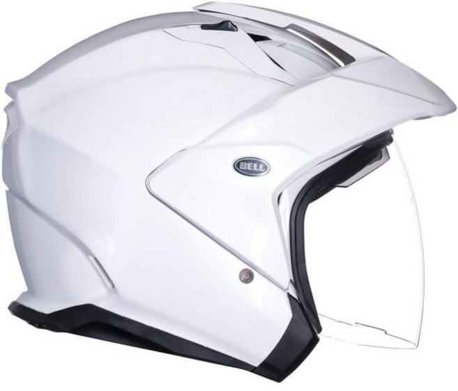 벨 파워스포츠 Mag-9 모터사이클 헬멧, Gloss Pearl White, Small, 1개