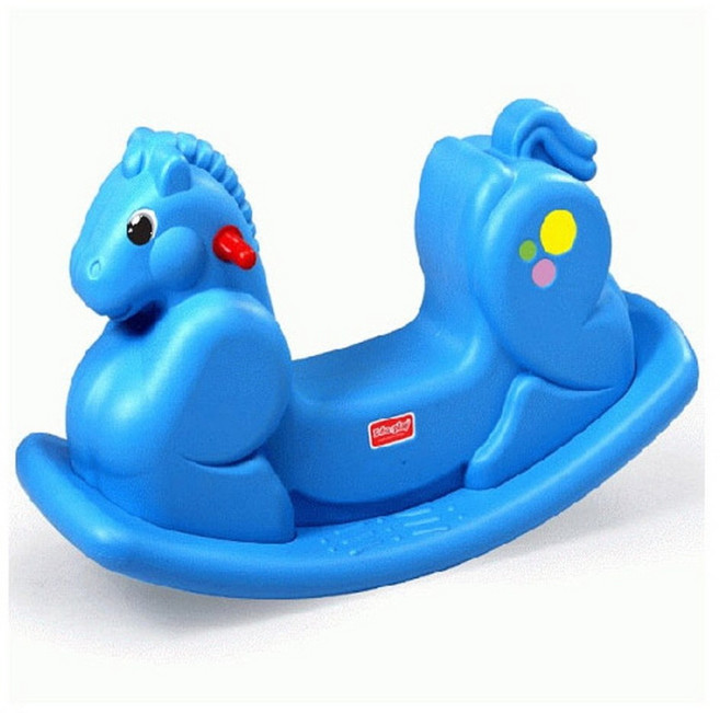 쿠쿠토이즈 파란말 아기말타기 흔들말 목마, 1개