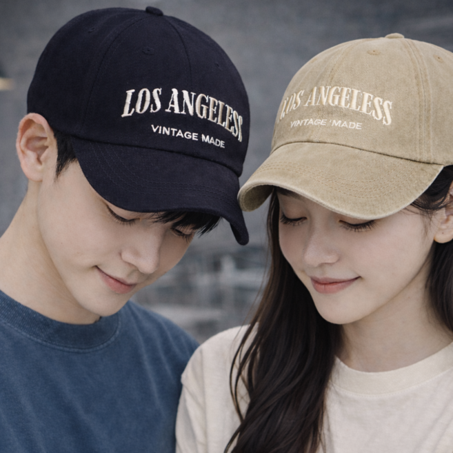 어썸H 캡모자 1+1 남녀공용 볼캡 야구 골프 데일리 로스앤젤레스 모자