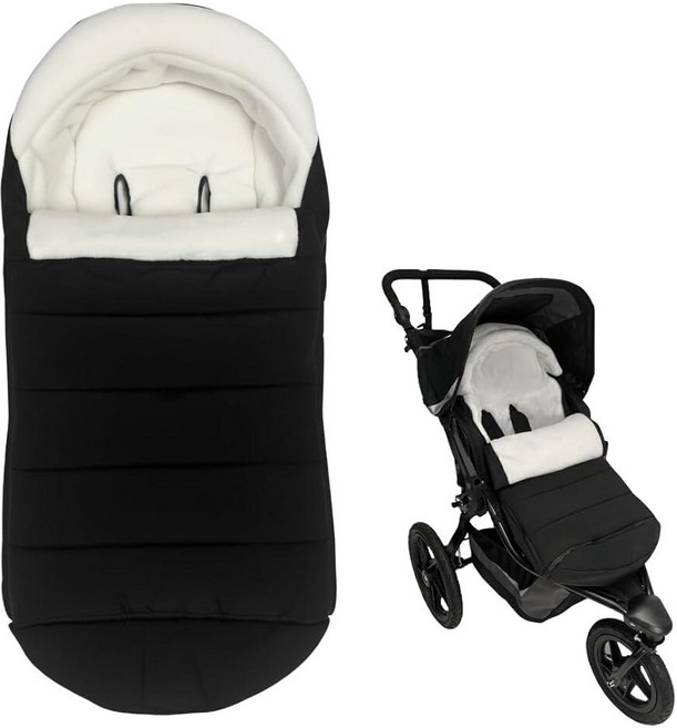 SASHA'S BOB 및 Thule 조깅 유모차용 풋머프 (밴팅 백) (유모차 미포함), SASHA'S BOB 및 Thule 조깅 유모차용 풋머