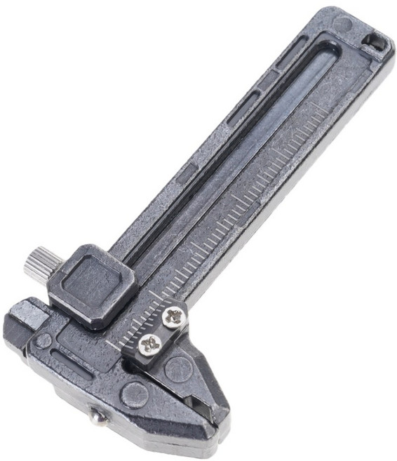 정밀 미니 캘리퍼스 휴대용 아연 합금 다기능 측정 도구 엔지니어에게 적합 DIY 프로젝트 목공, 1개