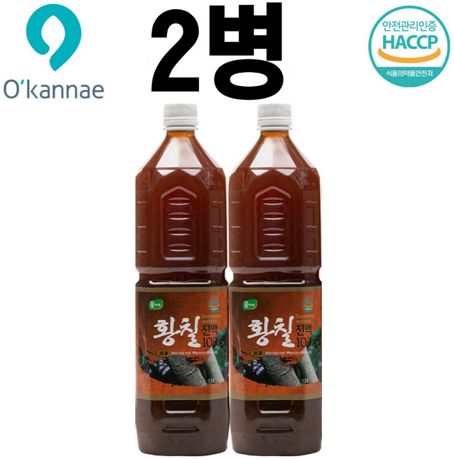 옻가네 국산 황칠 진액 (1.5Lx1병) 황칠액 황칠즙 황칠효능 황칠나무 숙면, 1.5L, 2개