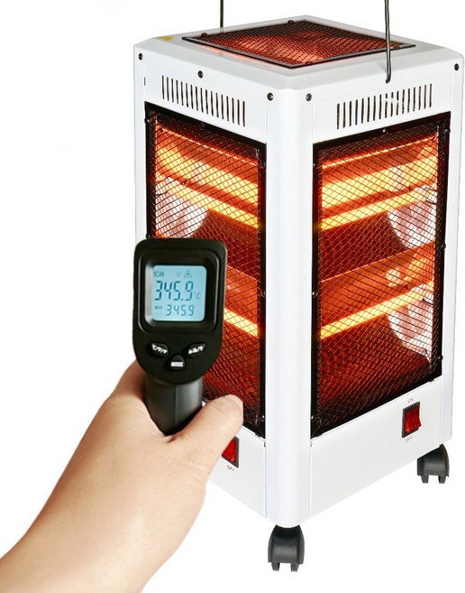 전기 난방기 전기난로 스토브 오방향 오방난로 2단 석영관 히터 절전 가정용 사무실 업소용 소형 중형 5평 10평 15평 모닝닷컴난로 스윗플래닛, 화이트