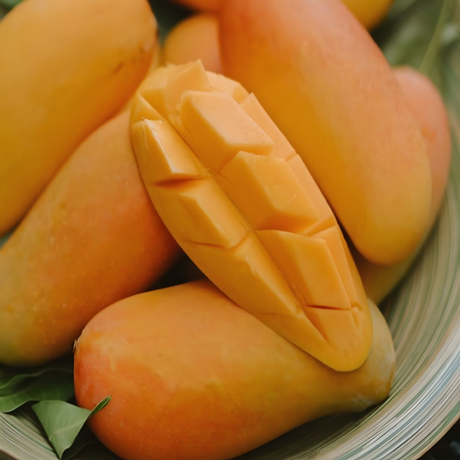 단독특가 백화점납품 항공직송 마하차녹 무지개망고, 1박스, 2kg