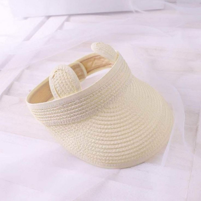 유아 밀짚모자 밀짚썬캡 귀여운 썬캡 휴가 꿀템 돌돌이 모자