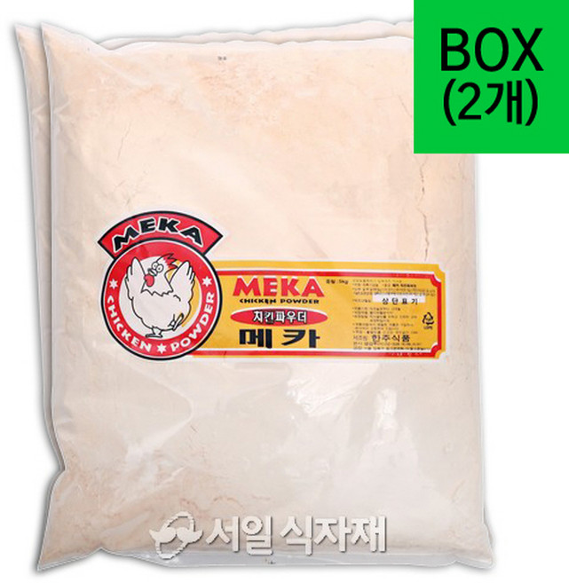 [805-1] 한주 메카파우더(적색)/치킨파우더/5kg x 2, 5kg, 2개