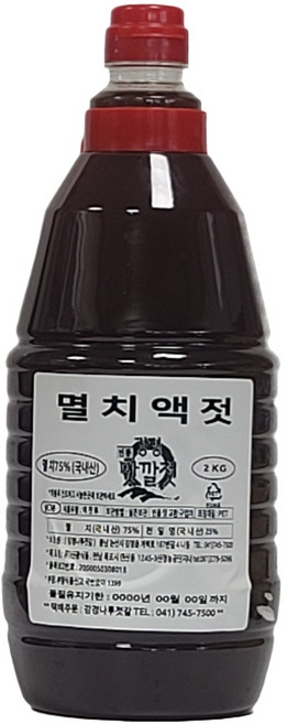강경나루젓갈 추자도 3년 숙성 멸치액젓, 1개, 10kg