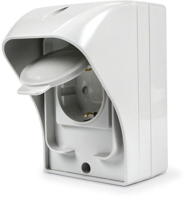 신동아 방수콘센트 1구 옥외 노출, 1개