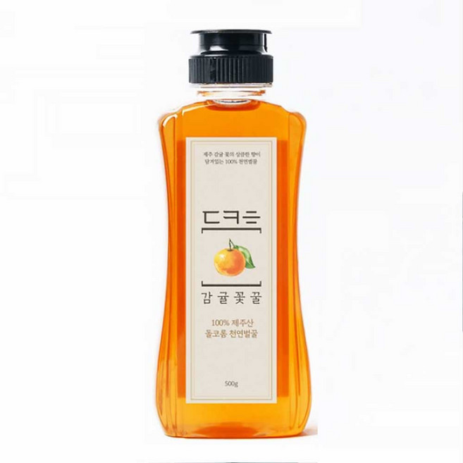 돌코롬 감귤꽃꿀 제주 천연 벌꿀, 1개, 500g