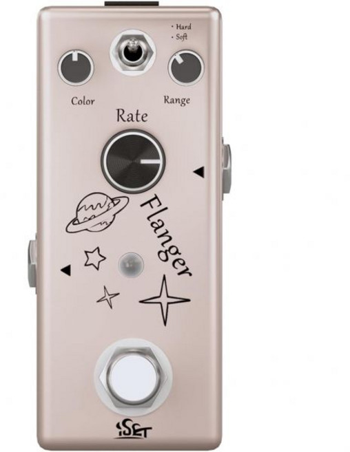 일렉트릭 기타 베이스 트루 바이패스를 위한 ISET 부스터 효과 페달 아날로그 로켓 부스트, Flanger