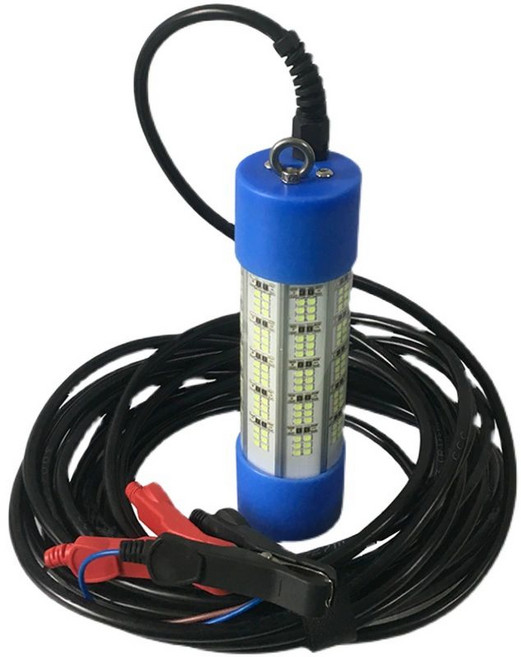 수중집어등 갈치 오징어 쭈꾸미 호래기 유인 물고기 조명, 1개, 화이트 베스트셀러 12V 150W