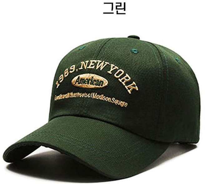 아우에 뉴욕 1989 빈티지 워싱 남녀공용 볼캡(6컬러)