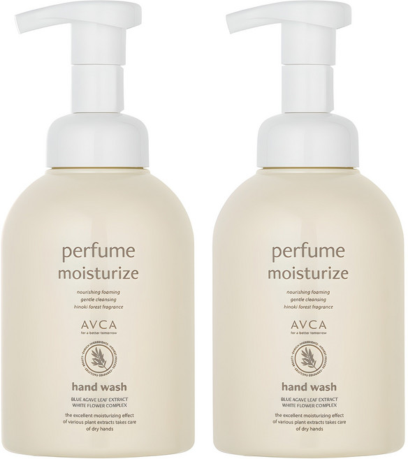 아브카 퍼퓸 핸드 워시 베이비 파우더, 500ml, 2개