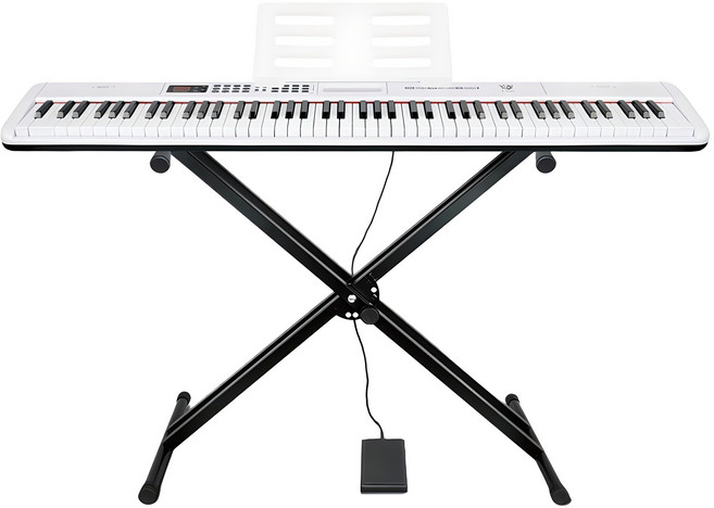 토이게이트 안젤리아 88건반 교습용 전자 피아노 88piano, 화이트, 1개