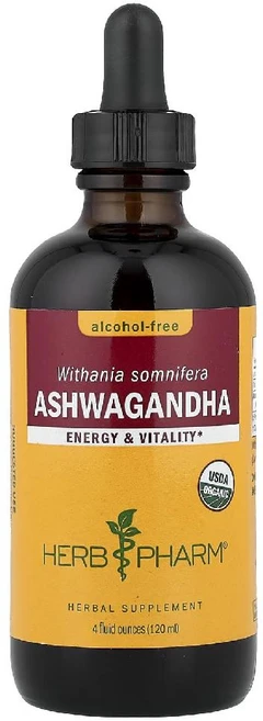 허브팜 아슈와간다 Ashwagandha 무알코올 액상 드롭 120ml - 쿠팡