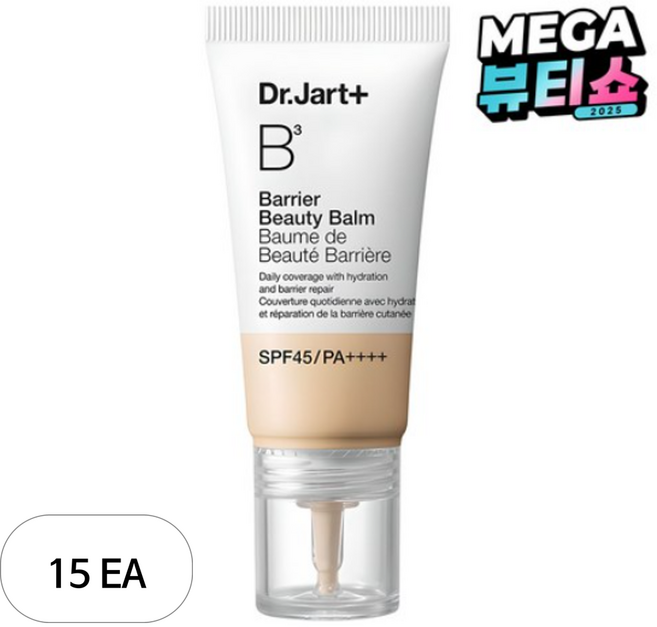 닥터자르트 더메이크업 베리어 뷰티밤 베이스메이크업 SPF45 PA++++, 02 미디엄, 30ml, 15개