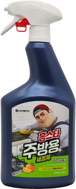 홈스타 맥스프레쉬 주방용 세정제 오렌지향, 900ml, 1개