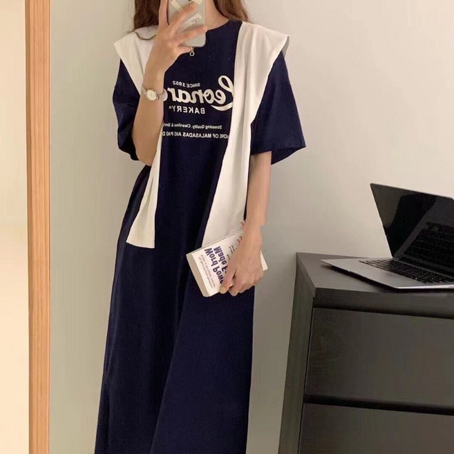 에쉬울프 여성용 심플 롱 원피스