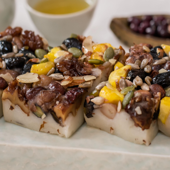 [민속식품명가] 영양찰떡 /영양떡/ 식사대용/ 개별포장 4종모음(백미흑미호박쑥) 무설탕가능/ 담백한 찰떡 / 간식 / 저당, 쑥(기본), 20개, 90g