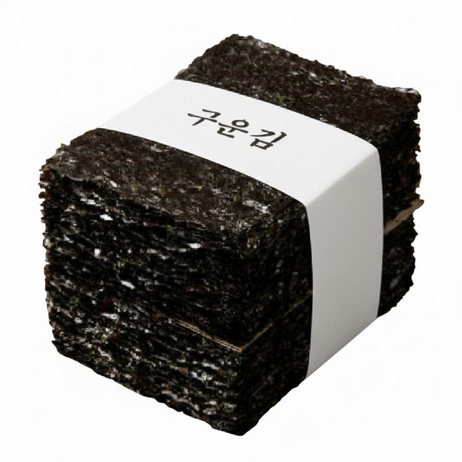 명식품본사 무조미 구운 곱창김 [중포장] 50매 쌈싸먹는김 구워진김, 1개, 210g