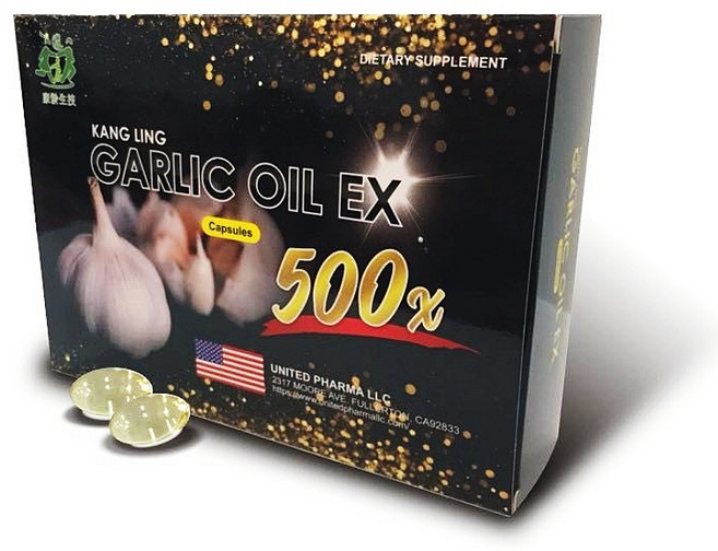康齡 大蒜精EX軟膠囊 500x 美國製造 GMP認證, 1個, 60顆