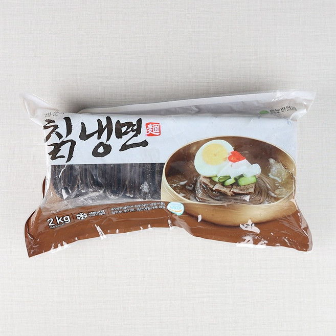 온누리 칡냉면 2kg x 1개 칡 면사리 냉면 물 비빔 냉동냉면 사리면 업소용 10인분
