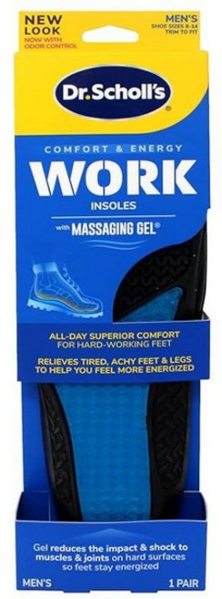 닥터숄 Dr. Scholl's WORK 어드밴스드 마사지 젤 안창용 330072