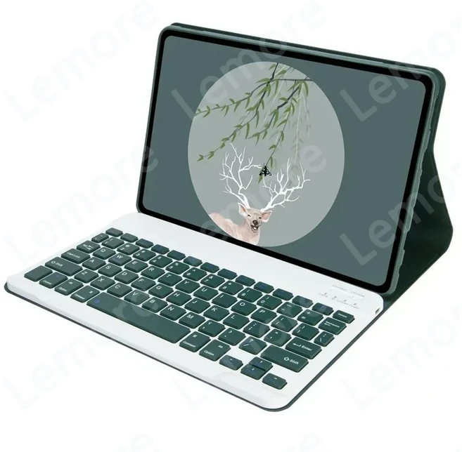 레노버 아이디어 탭 11인치 TB336FU 키보드 케이스 샤오신 패드 11 2025 TB335FC 태블릿용 스탠드 커버, 10 green, 04 Korean