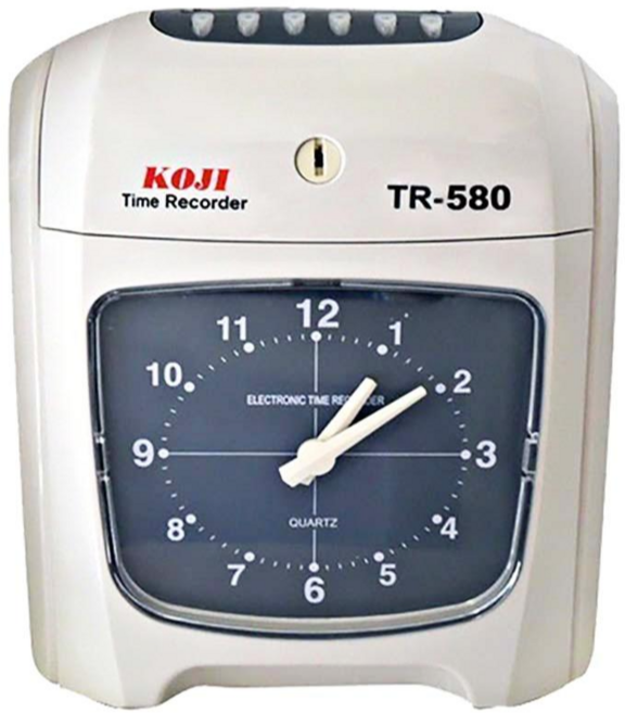 KOJI 電子打卡鐘 TR-580 六欄, 1個
