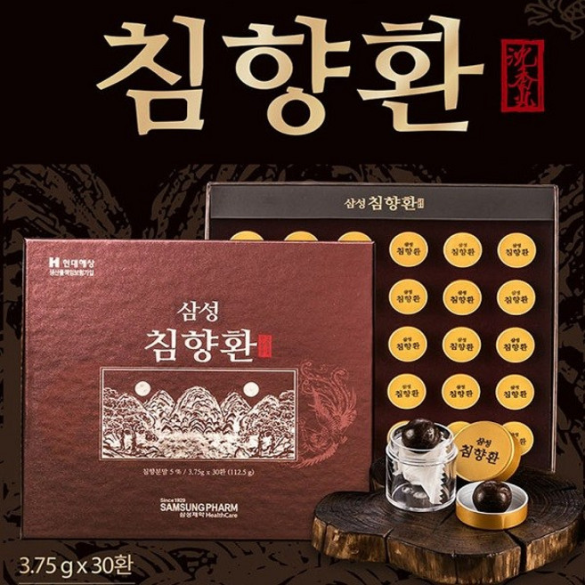 [삼성제약] 삼성 침향환 건강환 3.75g x 30환, 240g, 1개