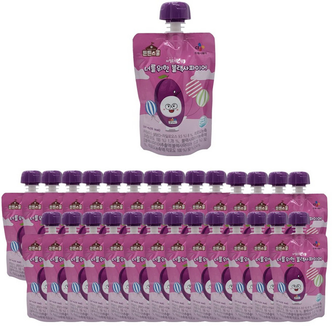 CJ 튼튼스쿨 너를위한 블랙사파이어, 100ml, 30개