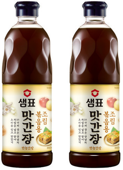 샘표 맛간장 조림볶음용, 2개, 860ml