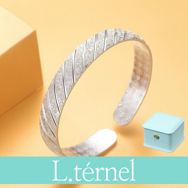 르떼르넬 JSWB051 Silver 슈팅스타 여자 실버 뱅글 팔찌 은팔찌