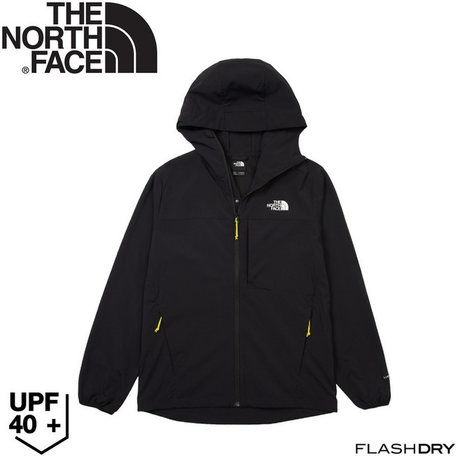 The North Face 男連帽透氣排汗外套 UPF 40+ 防曬 速乾