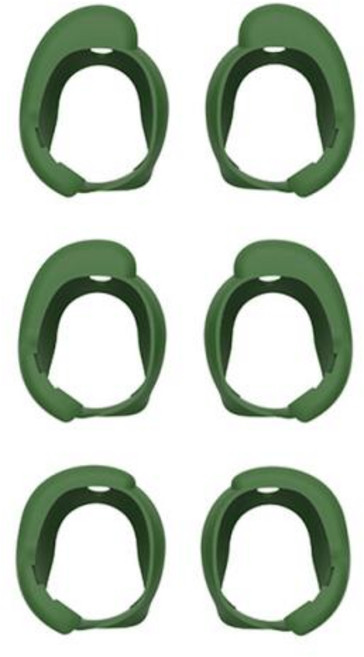 실리콘 이어 팁 커버 편안한 이어 팁 스크래치 방지 소프트 이어 팁 보스 콰이어트 컴포트 울트라 이어버드, 1) Green, 없음