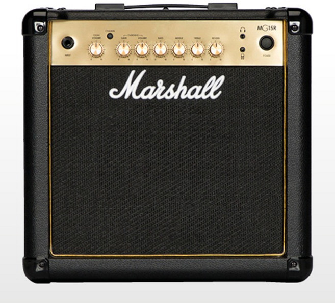 마샬 MG15 GR 15W 기타 앰프, 1개, 혼합색상