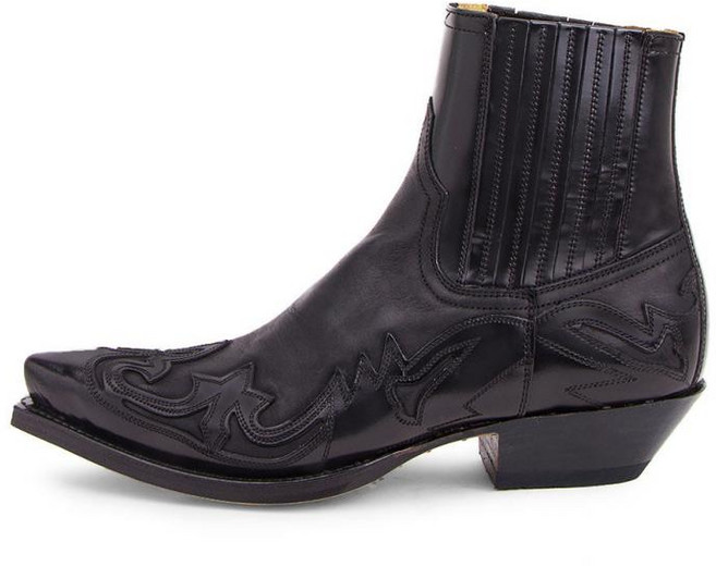 JoYouth 스티치 부츠 남자웨스턴부츠 앵클 카우보이 통굽