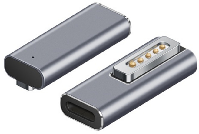 好好購 Type-C 轉 MagSafe 2 PD誘導晶片 轉接頭, 1個, PD 轉 Magsafe 2