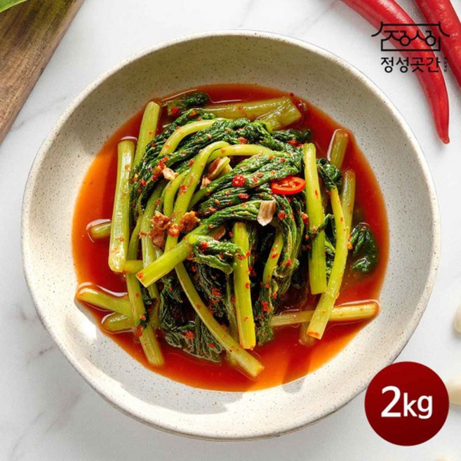 정성곳간 명인 강순의 국내산 열무김치 2kg 금화영농, 없음, 1
