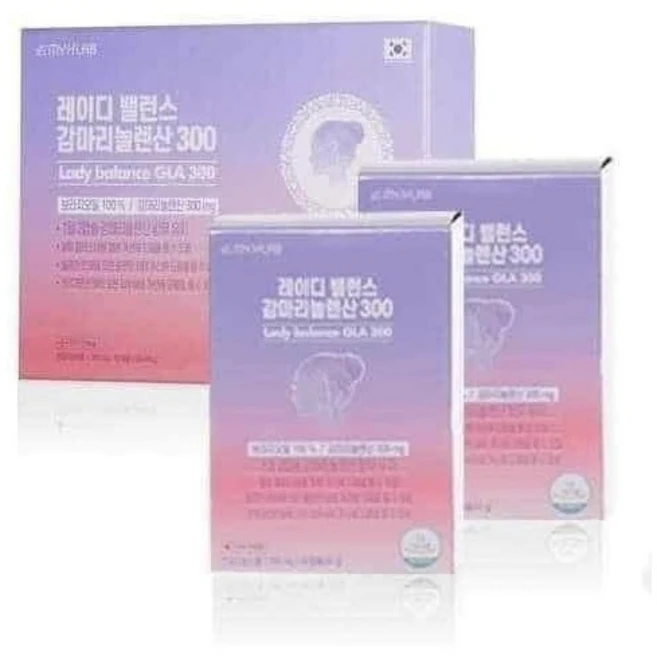 레이디 밸런스 감마리놀렌산 300 750mg _lady balance gla 300 보라지오일 100% 감마리놀렌산 300mg 60정 +마스크팩 당일발송, 3개 - 쿠팡