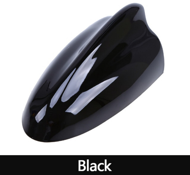 슈퍼카 상어 안테나 AM/FM 라디오 미니 쿠퍼/닛산 Qashqai J10/Bmw E87/Opel Astra J/Toyota Auris 외부 부, 05 Black, 1개
