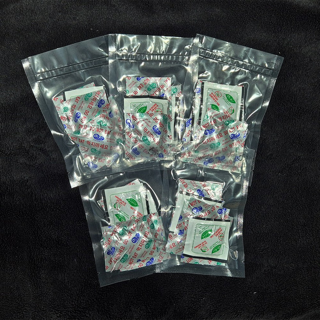 산소흡수제 자체반응형 1000cc 대용량 10매X5개(50매) 선도유지제 사료소분 탈산소제, 50개, 1L