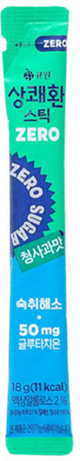 상쾌환 스틱 ZERO 청사과맛 숙취해소제 10p, 180g, 1개
